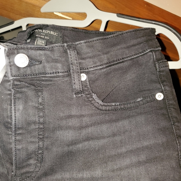 NWT Banana Republic High Rise Slim - Picture 3 of 4